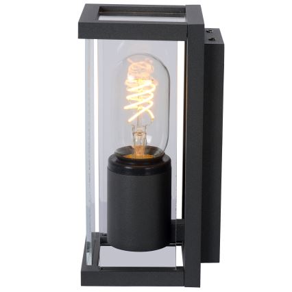 Lucide 27885/01/30 - Vonkajšie nástenné svietidlo CLAIRE 1xE27/15W/230V IP54 čierna