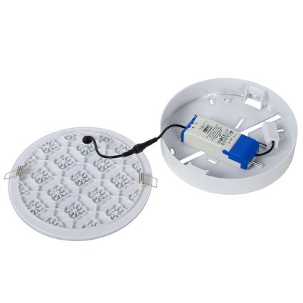 Lucide 28112/30/31 - LED Stmievateľné kúpeľňové svietidlo 2v1 CERES 30W/230V IP44 biela