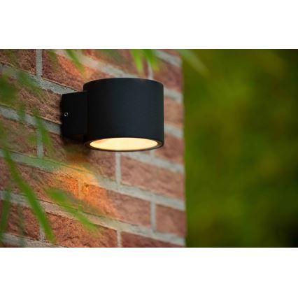 Lucide 28803/01/30 - Vonkajšie nástenné svietidlo OXFORD 1xG9/5W/230V IP54 čierna