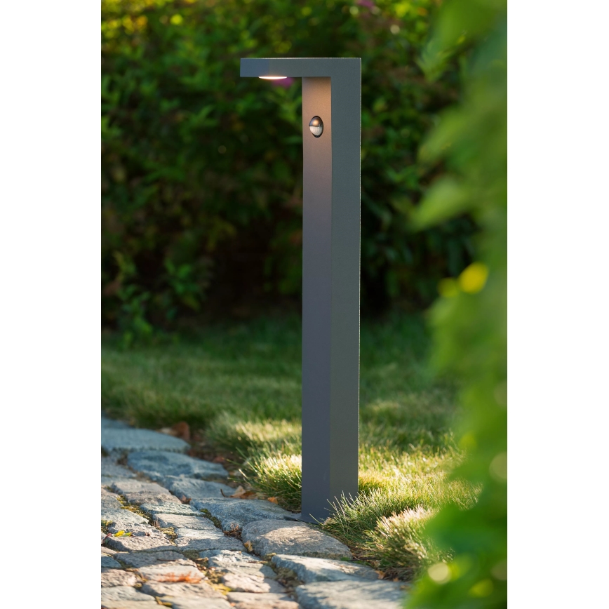 Lucide 28851/61/30 - LED Vonkajšia lampa so senzorom TEXAS LED/7W/230V IP54