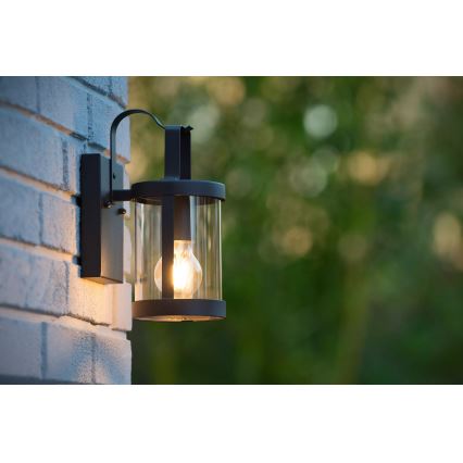 Lucide 29825/01/30 - Vonkajšie nástenné svietidlo LINDELO 1xE27/40W/230V IP23