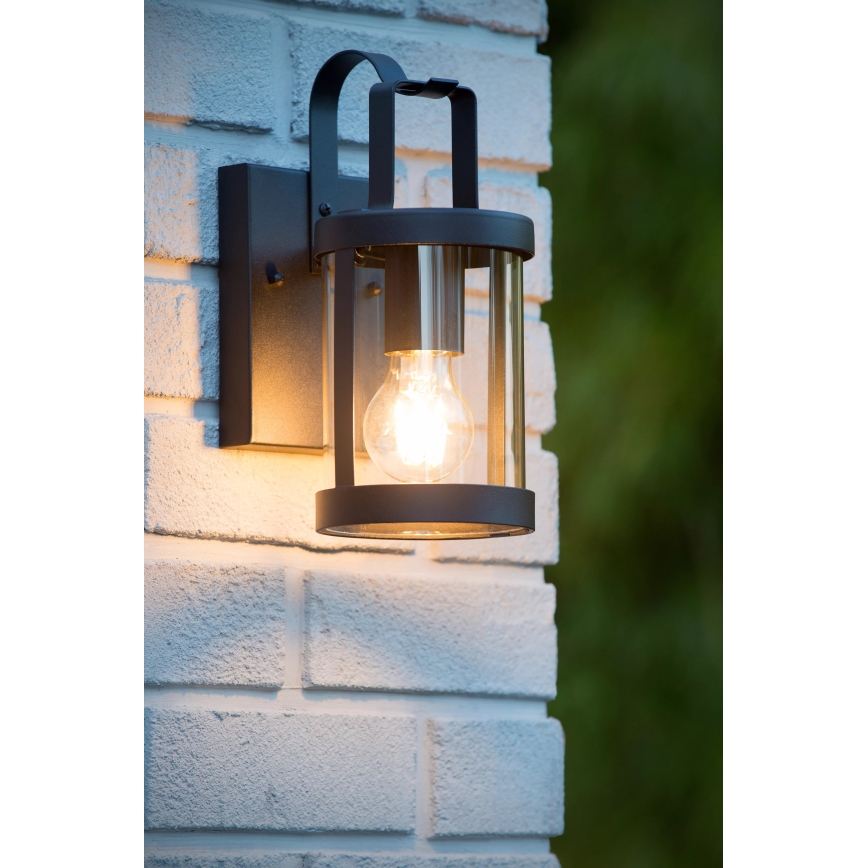 Lucide 29825/01/30 - Vonkajšie nástenné svietidlo LINDELO 1xE27/40W/230V IP23