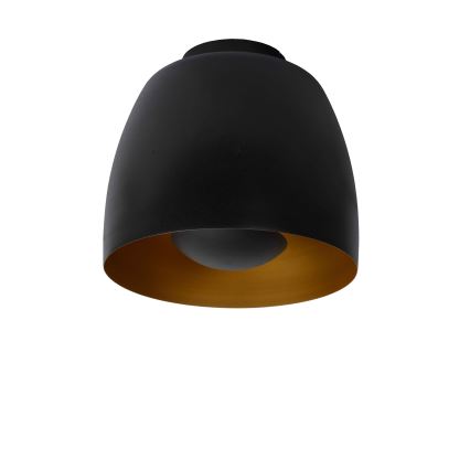 Lucide 30188/01/30 - Stropné svietidlo NOLAN 1xE27/60W/230V pr. 24 cm čierna