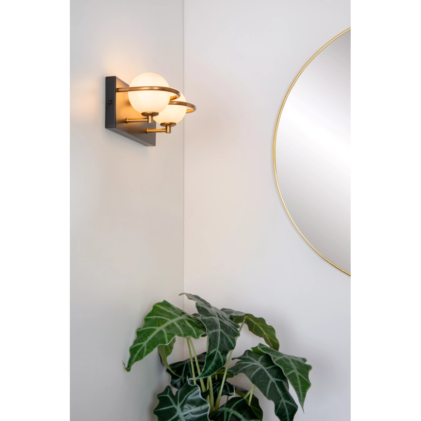 Lucide 30267/02/30 - Kúpeľňové nástenné svietidlo ISOBEL 2xG9/33W/230V IP44