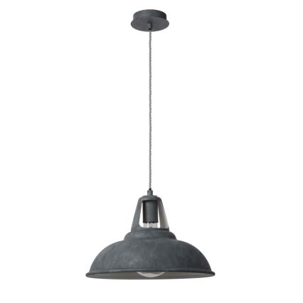 Lucide 30396/35/36 - Závesné svietidlo MARKIT 1xE27/60W/230V šedé
