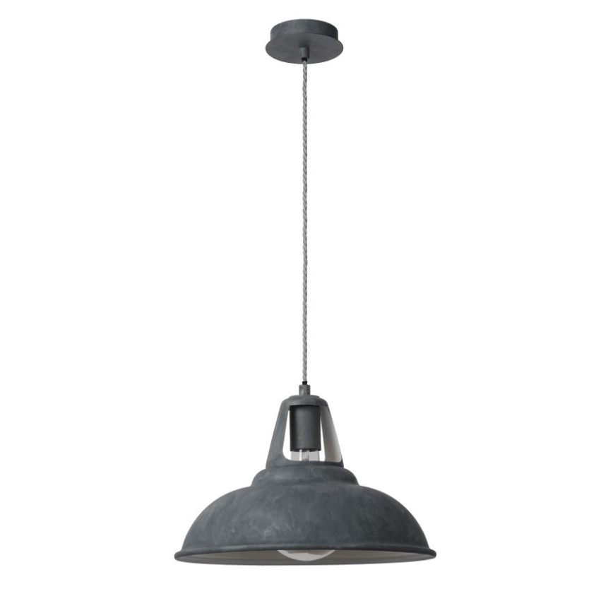 Lucide 30396/35/36 - Závesné svietidlo MARKIT 1xE27/60W/230V šedé