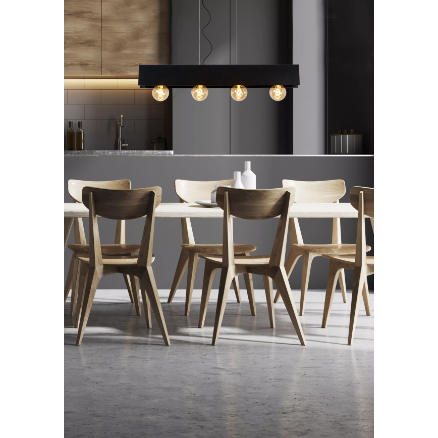 Lucide 30474/04/30 - Luster na lanku SURTUS 4xE27/60W/230V