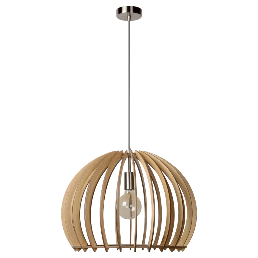 Lucide 34424/50/76 - Závesné svietidlo BOUNDE 1xE27/60W/230V béžové 50 cm