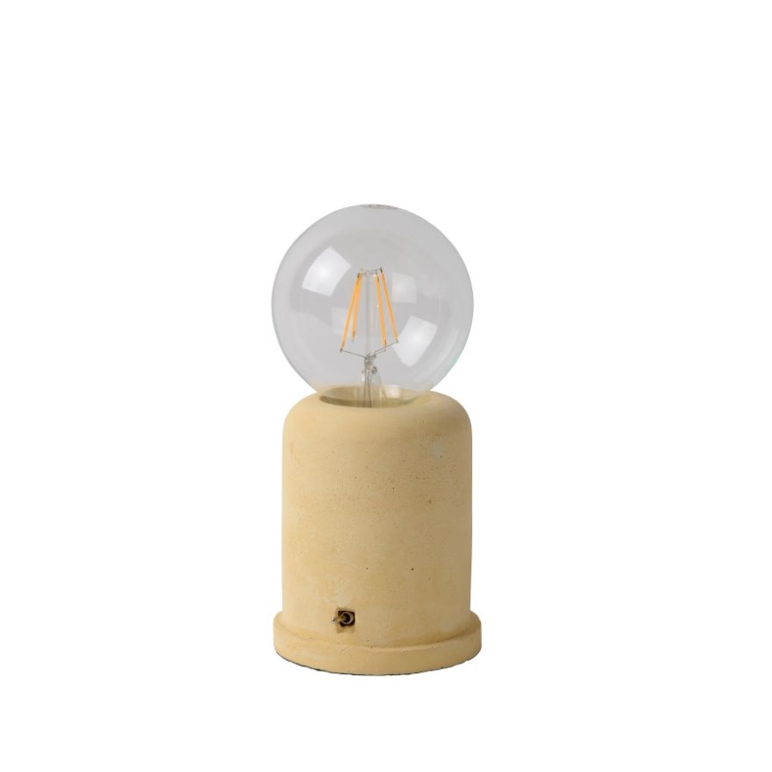 Lucide 34529/01/34 - Stolná lampa MABLE 1xE27/60W/230V žltá