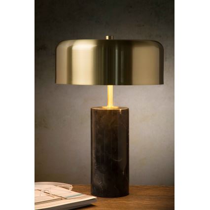 Lucide 34540/03/30 - Stolná lampa MIRASOL 3xG9/7W/230V čierna/zlatá