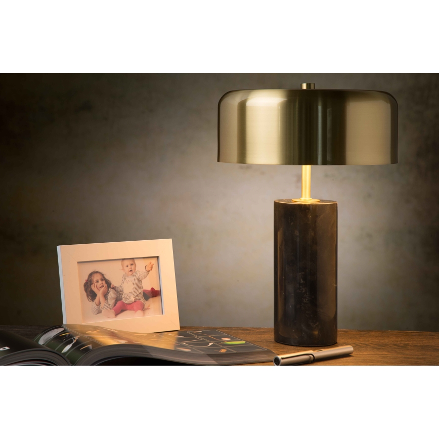 Lucide 34540/03/30 - Stolná lampa MIRASOL 3xG9/7W/230V čierna/zlatá
