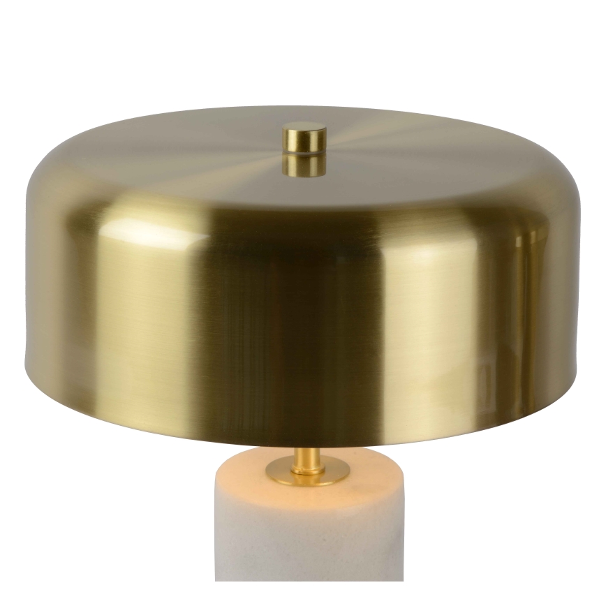 Lucide 34540/03/31 - Stolná lampa MIRASOL 3xG9/7W/230V biela/zlatá