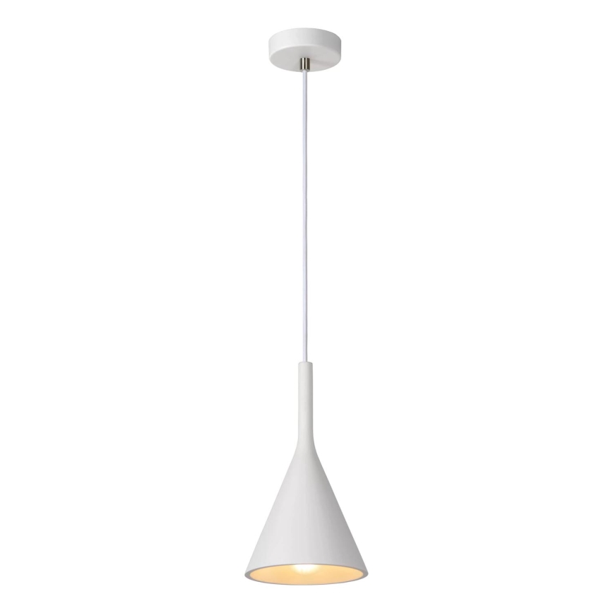 Lucide 35406/16/31 - Závesné svietidlo GIPSY 1xE27/40W/230V biele