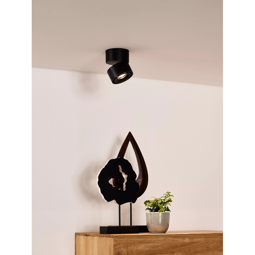 Lucide 35911/08/30 - LED Stmievateľné bodové svietidlo YUMIKO LED/10W/230V čierna