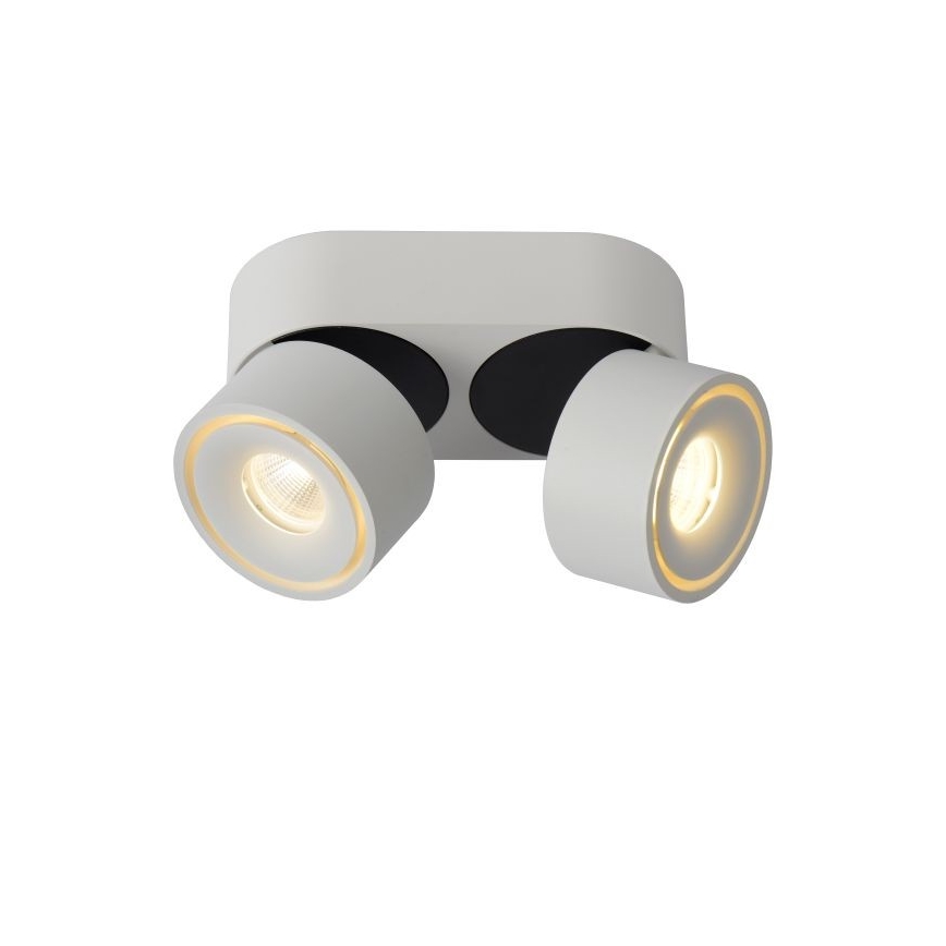 Lucide 35911/16/31 - LED Stmievateľné bodové svietidlo YUMIKO 2xLED/8W/230V biela