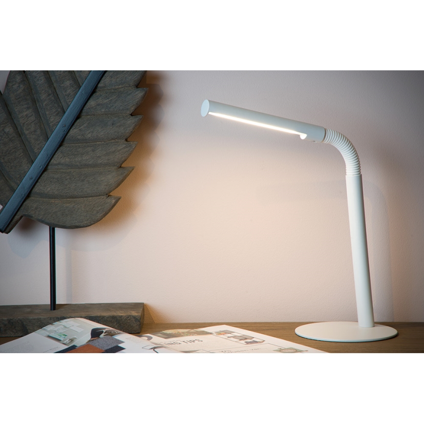 Lucide 36612/03/31 - LED Stolná lampa GILLY LED/5W/230V biela