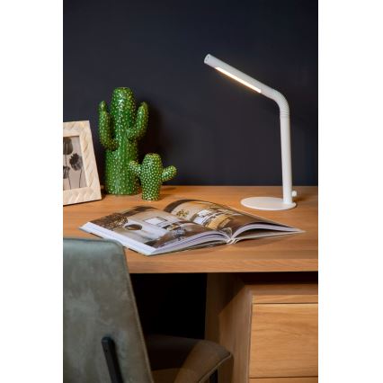Lucide 36612/04/31 - LED Stmievateľná dotyková stolná lampa GILLY LED/3W/230V 4000 mAh biela