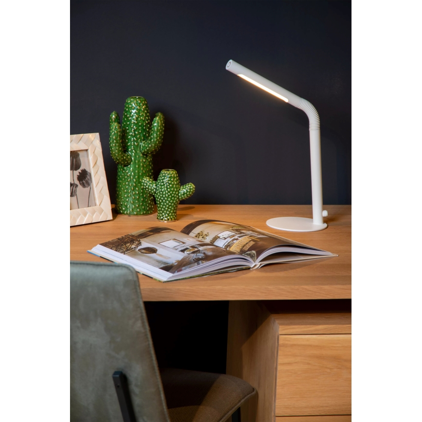 Lucide 36612/04/31 - LED Stmievateľná dotyková stolná lampa GILLY LED/3W/230V 4000 mAh biela