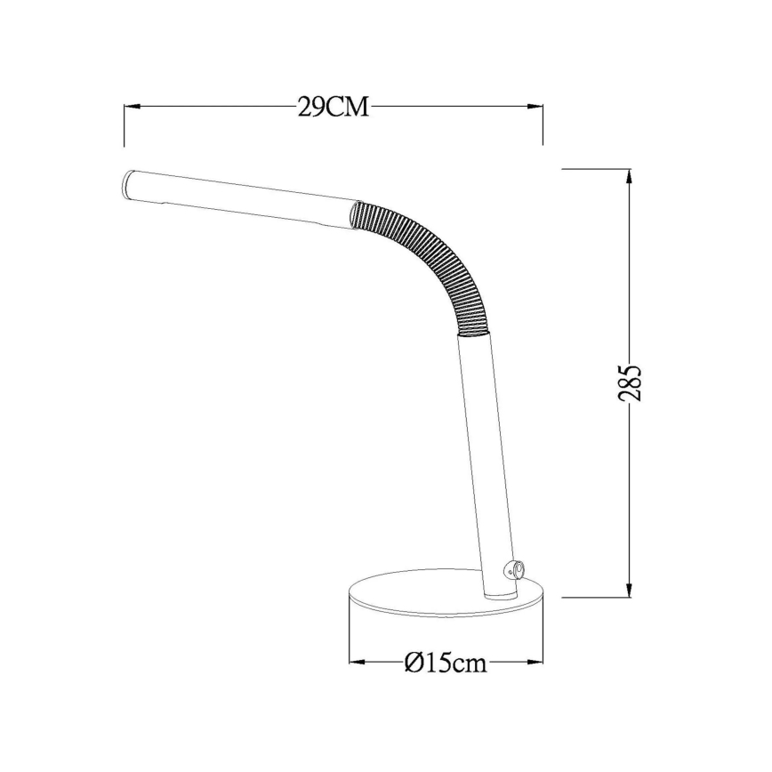 Lucide 36612/04/31 - LED Stmievateľná dotyková stolná lampa GILLY LED/3W/230V 4000 mAh biela