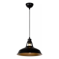 Lucide 43401/31/30 - Závesné svietidlo BRASSY-BIS 1xE27/60W/230V čierna