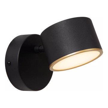 Lucide 44217/08/30 - LED stmievateľné nástenné bodové svietidlo GIAN LED/9W/230V čierna