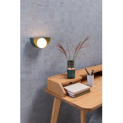Lucide 45201/01/33 - Nástenné svietidlo BENNI 1xG9/28W/230V zelená