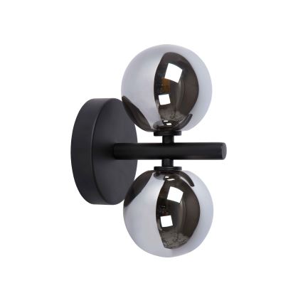 Lucide 45274/02/30 - Nástenné svietidlo TYCHO 2xG9/28W/230V čierna