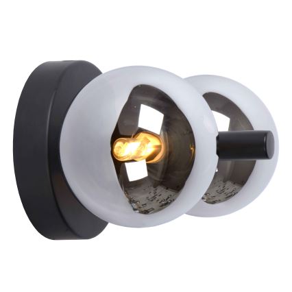 Lucide 45274/02/30 - Nástenné svietidlo TYCHO 2xG9/28W/230V čierna