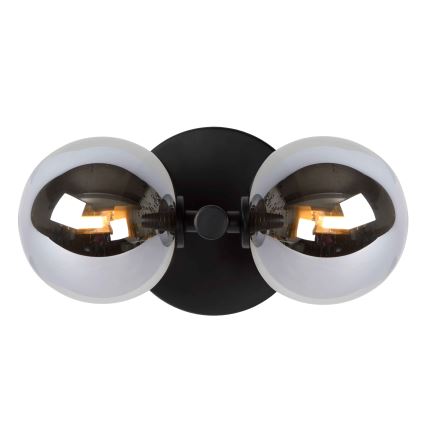 Lucide 45274/02/30 - Nástenné svietidlo TYCHO 2xG9/28W/230V čierna