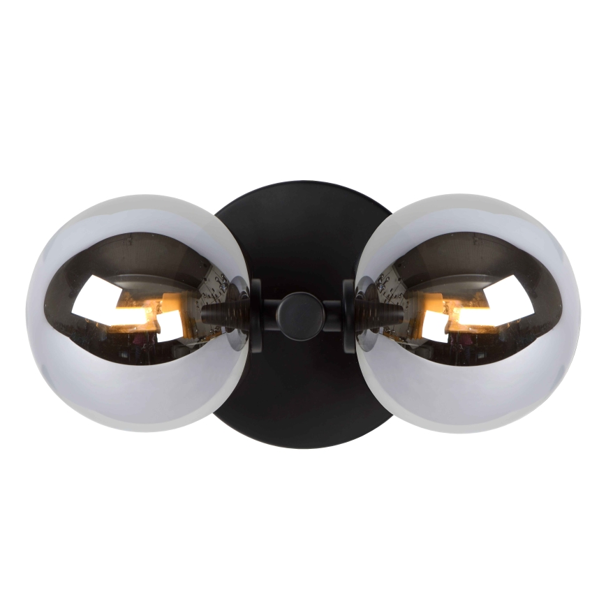 Lucide 45274/02/30 - Nástenné svietidlo TYCHO 2xG9/28W/230V čierna