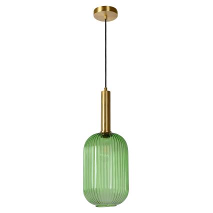 Lucide 45386/20/33 - Luster na lanku MALOTO 1xE27/40W/230V pr. 20 cm zelená