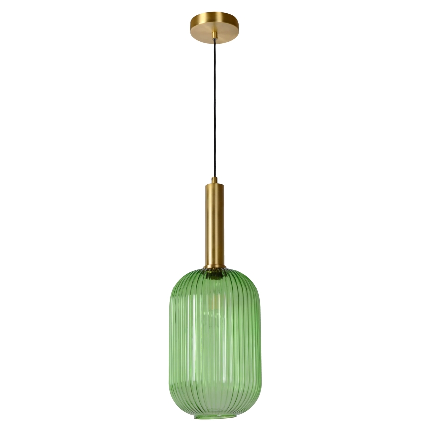 Lucide 45386/20/33 - Luster na lanku MALOTO 1xE27/40W/230V pr. 20 cm zelená