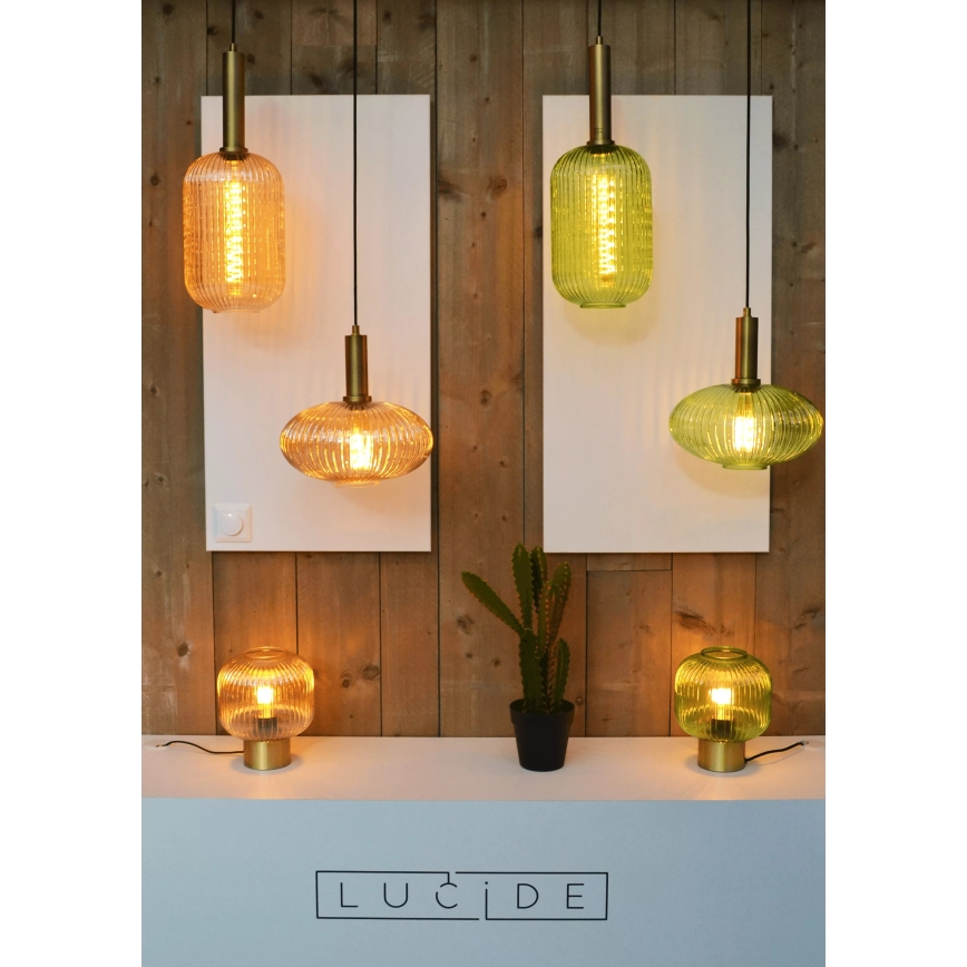 Lucide 45386/30/33 - Luster na lanku MALOTO 1xE27/40W/230V pr. 30 cm zelená