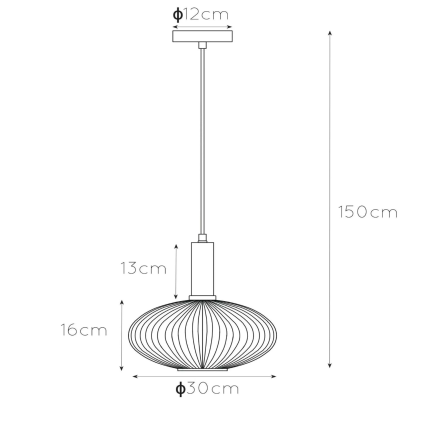 Lucide 45386/30/62 - Luster na lanku MALOTO 1xE27/40W/230V pr. 30 cm