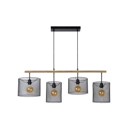 Lucide 45459/04/30 - Luster na tyči BASKETT 4xE27/60W/230V