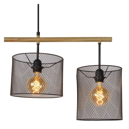 Lucide 45459/04/30 - Luster na tyči BASKETT 4xE27/60W/230V