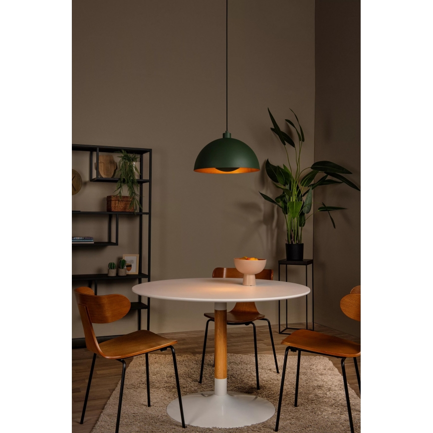 Lucide 45496/01/33 - Luster na lanku SIEMON 1xE27/40W/230V zelená