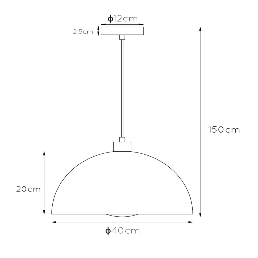 Lucide 45496/01/33 - Luster na lanku SIEMON 1xE27/40W/230V zelená