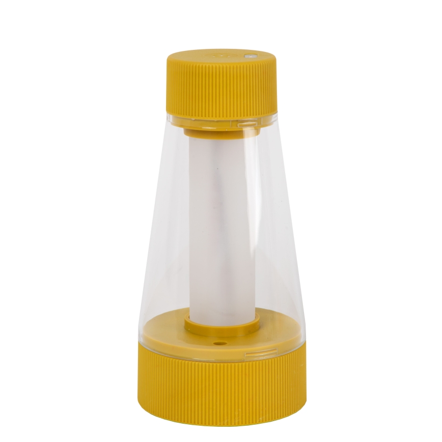 Lucide 45500/01/44 - LED Stmievateľná dotyková vonkajšia lampa LORALI LED/1,2W/4V USB IP44 2000 mAh žltá