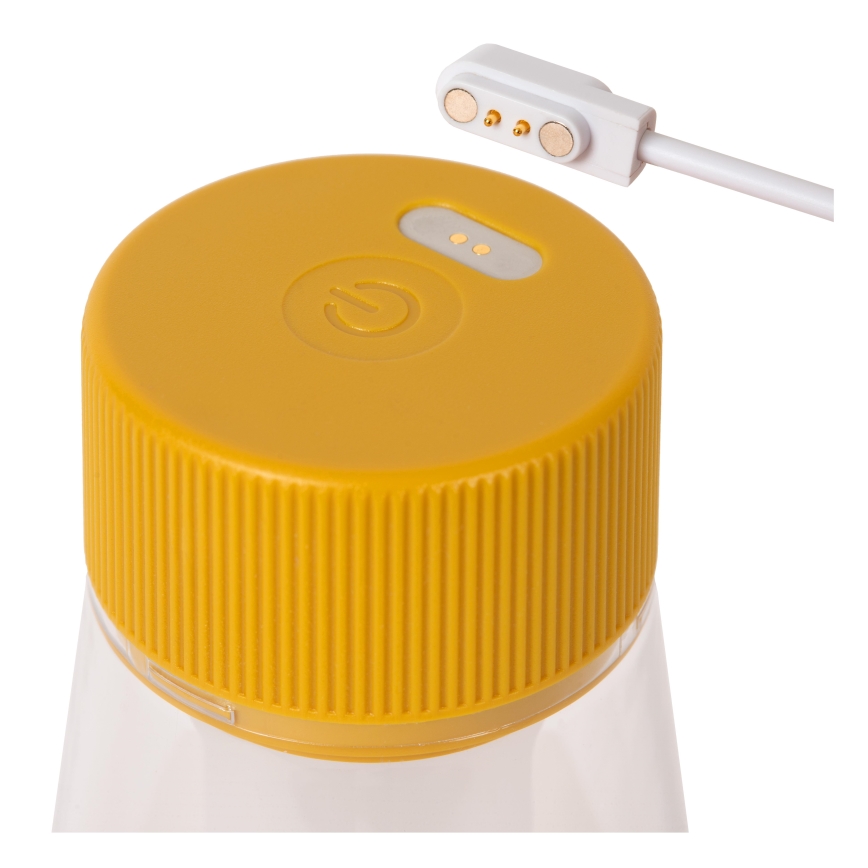 Lucide 45500/01/44 - LED Stmievateľná dotyková vonkajšia lampa LORALI LED/1,2W/4V USB IP44 2000 mAh žltá
