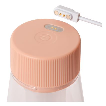 Lucide 45500/01/66 - LED Stmievateľná dotyková vonkajšia lampa LORALI LED/1,2W/4V USB IP44 2000 mAh ružová