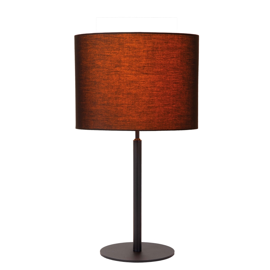 Lucide 45509/81/30 - Stolná lampa MAYA 1xE27/40W/230V čierna