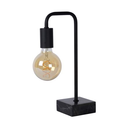 Lucide 45565/01/30 - Stolná lampa LORIN 1xE27/40W/230V čierna