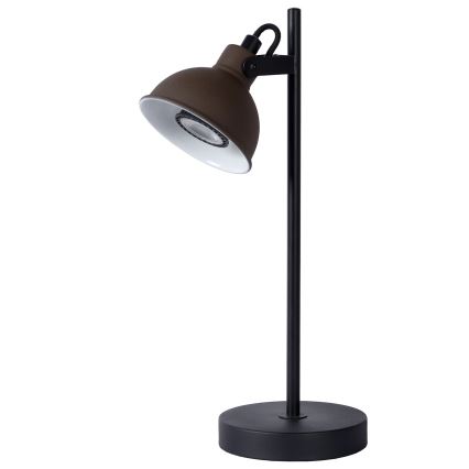 Lucide 45573/01/97 - Stolná lampa DAMIAN 1xGU10/35W/230V hnedá