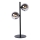 Lucide 45574/02/30 - Stolná lampa TYCHO 2xG9/28W/230V čierna