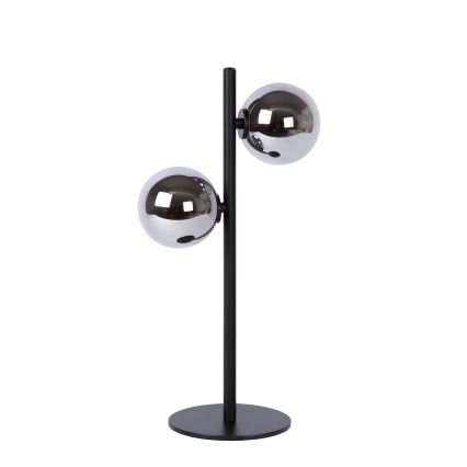 Lucide 45574/02/30 - Stolná lampa TYCHO 2xG9/28W/230V čierna