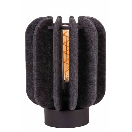 Lucide 45592/01/36 - Stolná lampa RAFAL 1xE27/40W/230V čierna/šedá