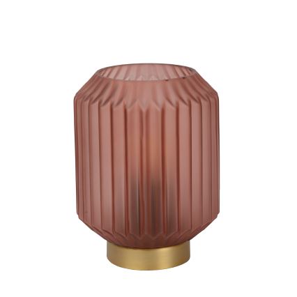 Lucide 45595/01/66 - Stolná lampa SUENO 1xE14/40W/230V ružová
