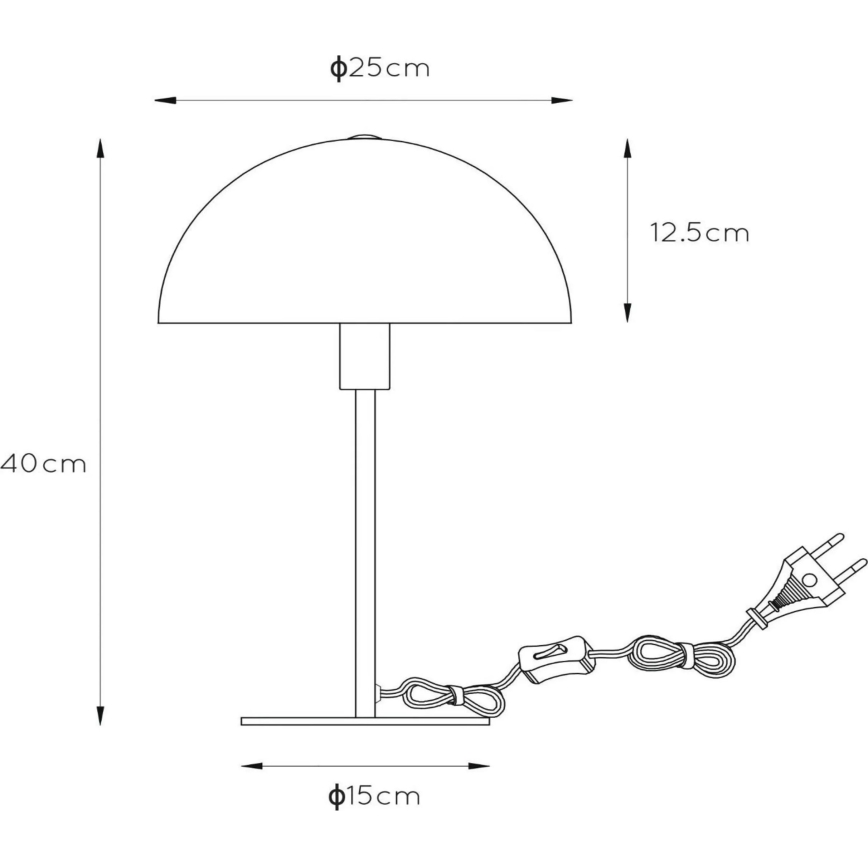 Lucide 45596/01/33 - Stolná lampa SIEMON 1xE14/25W/230V zelená