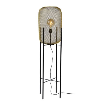 Lucide 45785/01/02 - Stojacia lampa MESH 1xE27/40W/230V mosadz